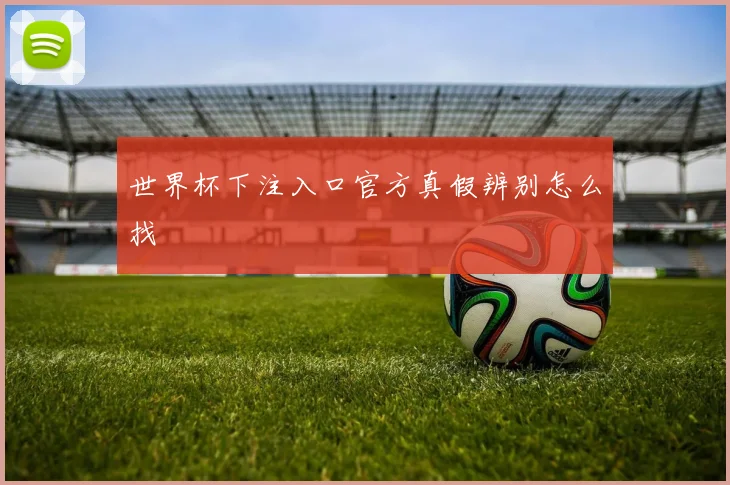 世界杯下注入口官方真假辨别怎么找